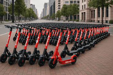 City scooters image