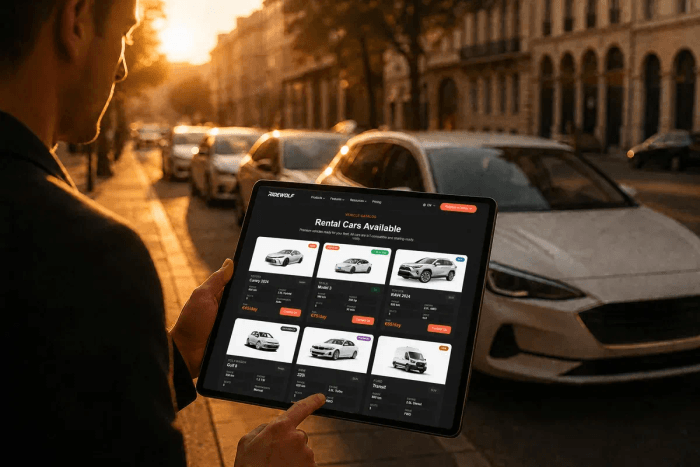 Digital rental software